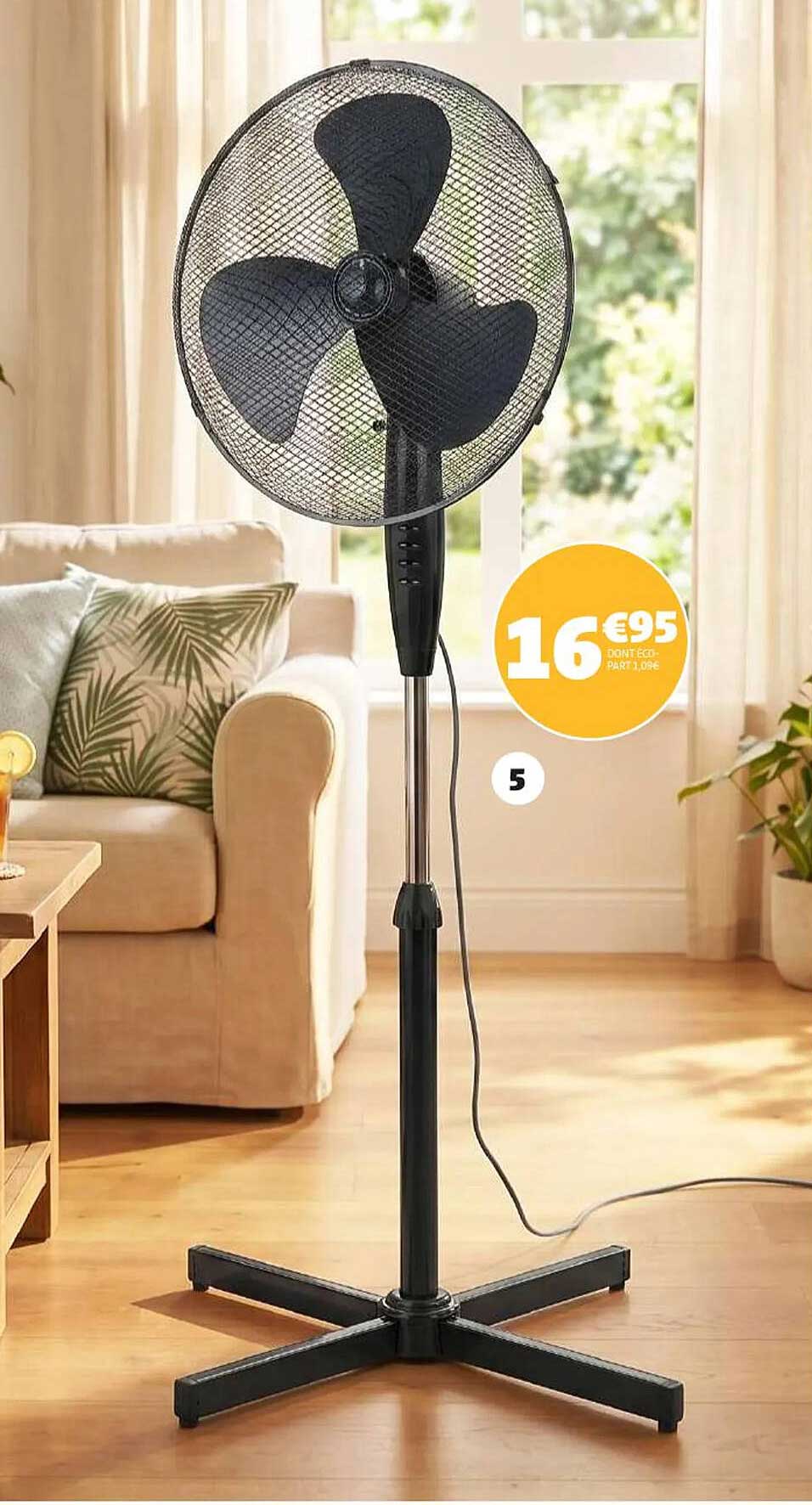 Ventilateur sur pied
