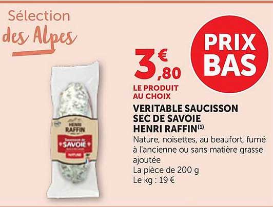 VÉRITABLE SAUCISSON SEC DE SAVOIE HENRI RAFFIN(1)