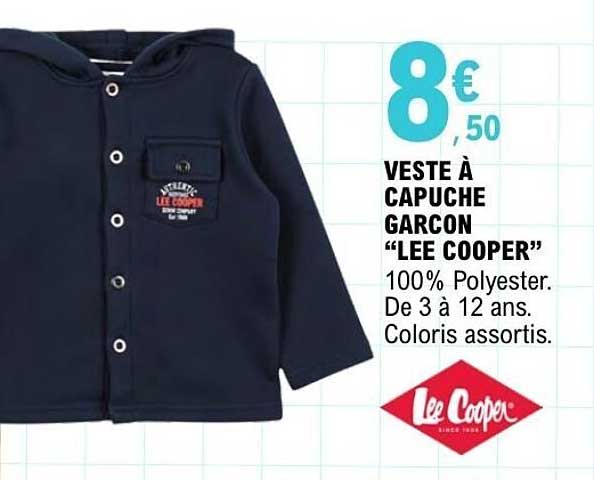 VESTE À CAPUCHE GARCON “LEE COOPER”