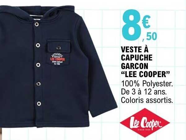 VESTE À CAPUCHE GARCON “LEE COOPER”