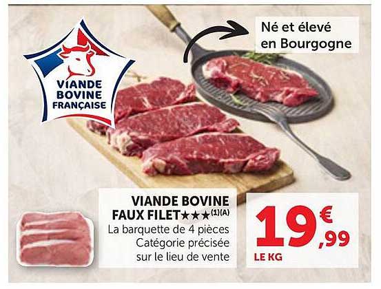 VIANDE BOVINE FAUX FILET*** (1)