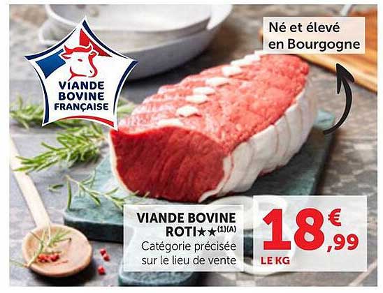 VIANDE BOVINE ROTI★★(1)(A)