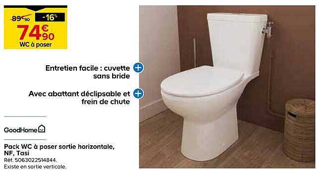 WC à poser