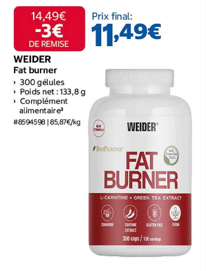 WEIDER Fat burner