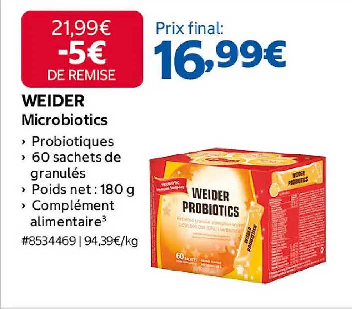 WEIDER Microbiotics