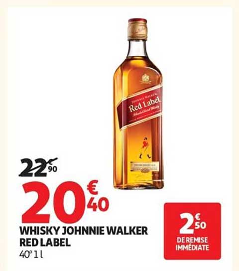 WHISKY JOHNNE WALKER RED LABEL