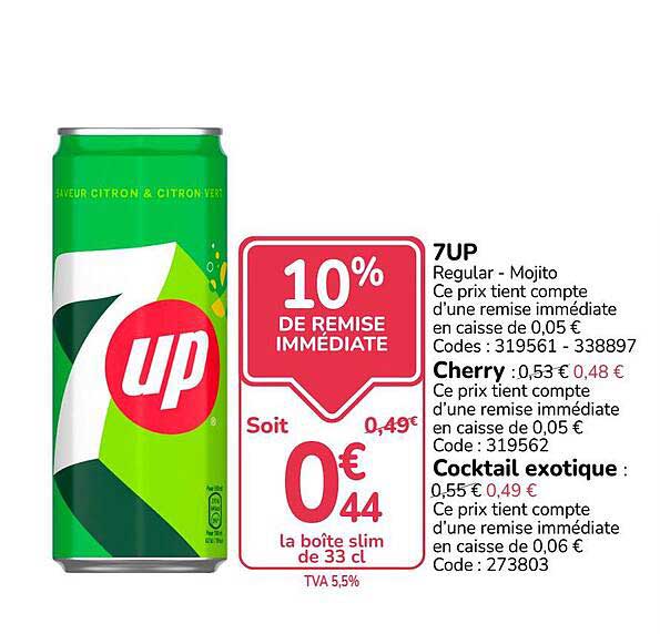 10% DE REMISE IMMEDIATE