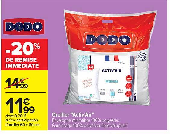 -20% DE REMISE IMMÉDIATE