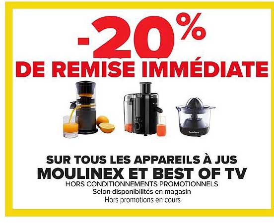 -20% DE REMISE IMMÉDIATE