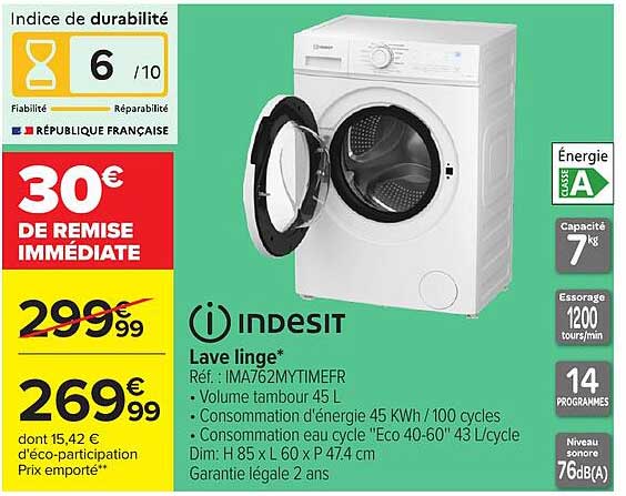 30€ DE REMISE IMMÉDIATE