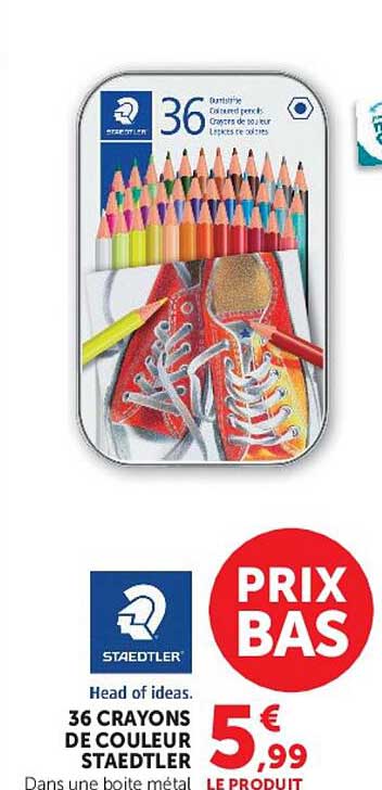 36 CRAYONS DE COULEUR STAEDTLER