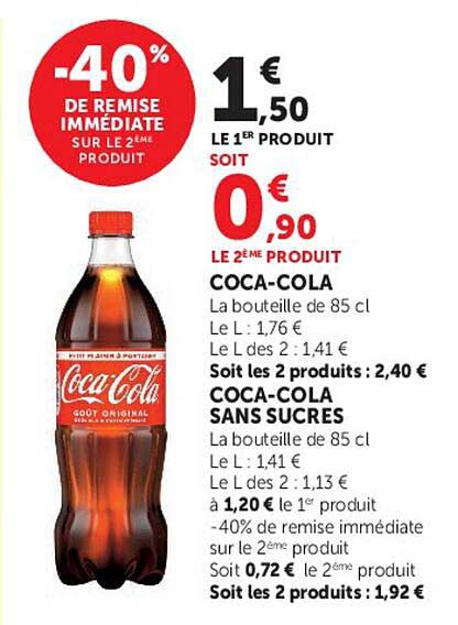 -40% DE REMISE IMMÉDIATE SUR LE 2ÈME PRODUIT