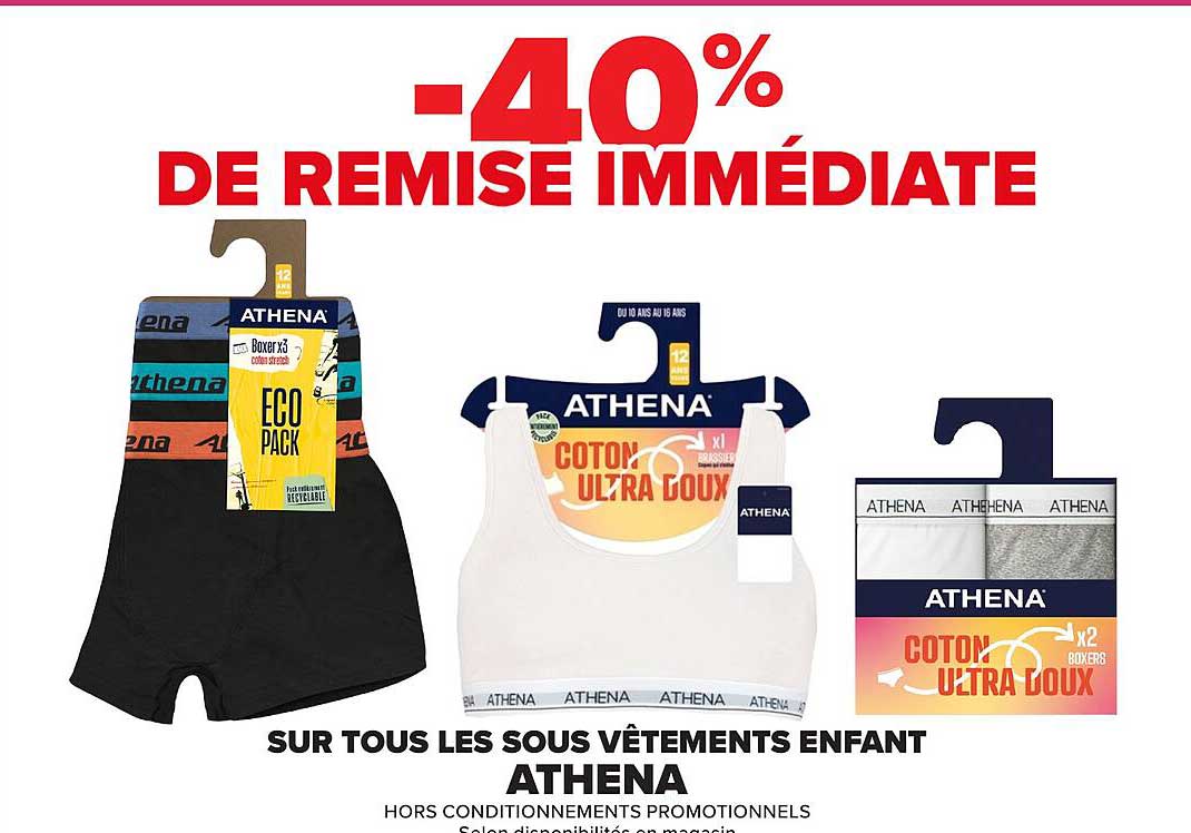-40% DE REMISE IMMÉDIATE