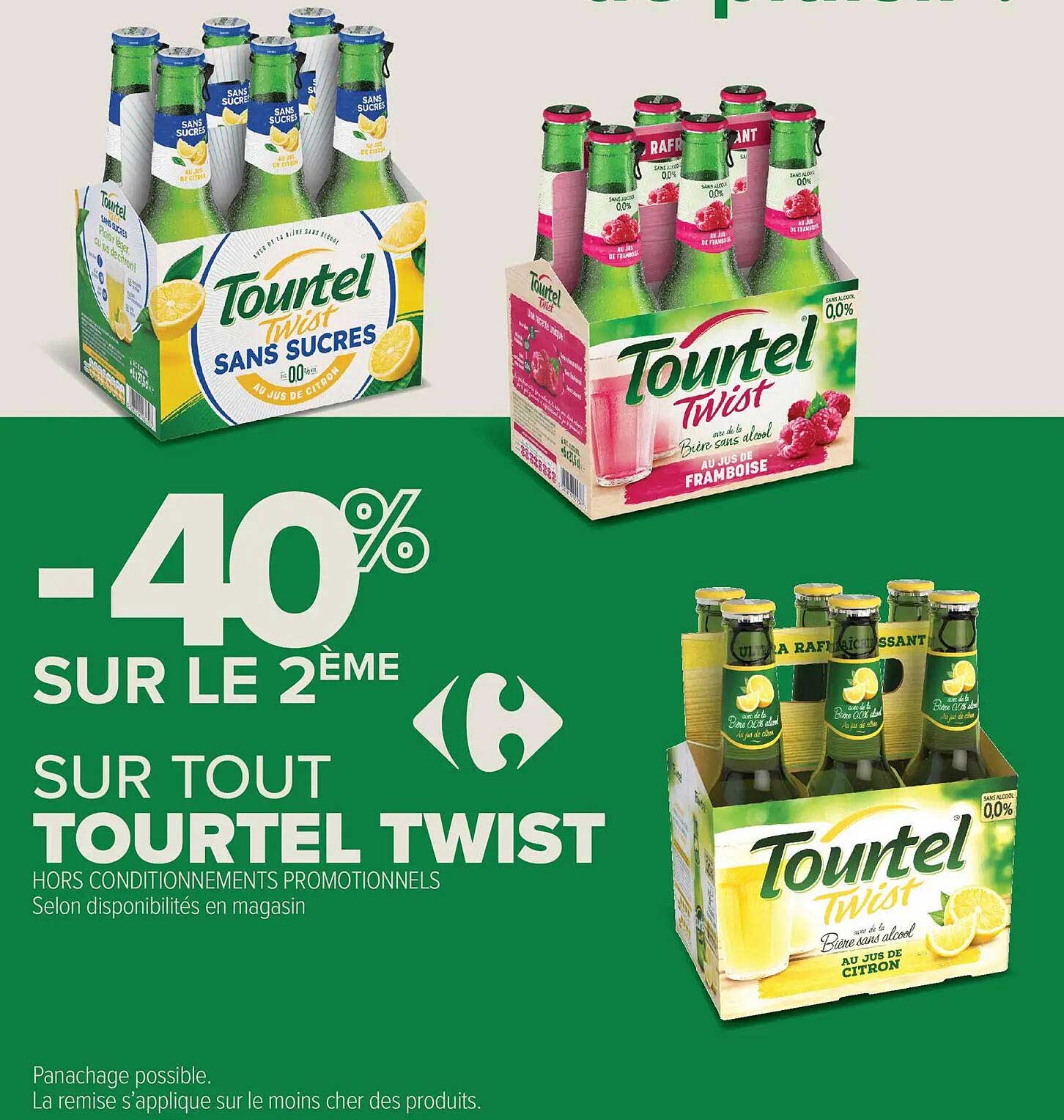 -40% SUR LE 2ÈME SUR TOUT TOURTEL TWIST