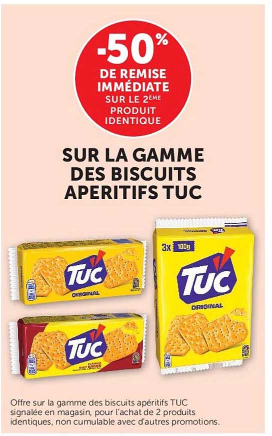 -50% DE REMISE IMMÉDIATE SUR LE 2ÈME PRODUIT IDENTIQUE