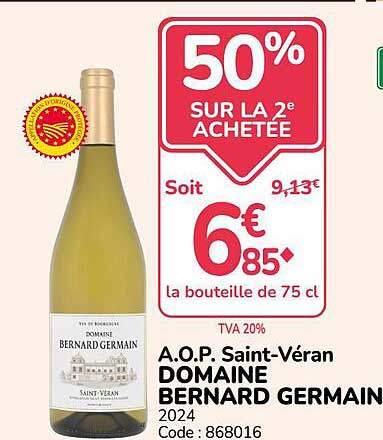 50% SUR LA 2e ACHETÉE