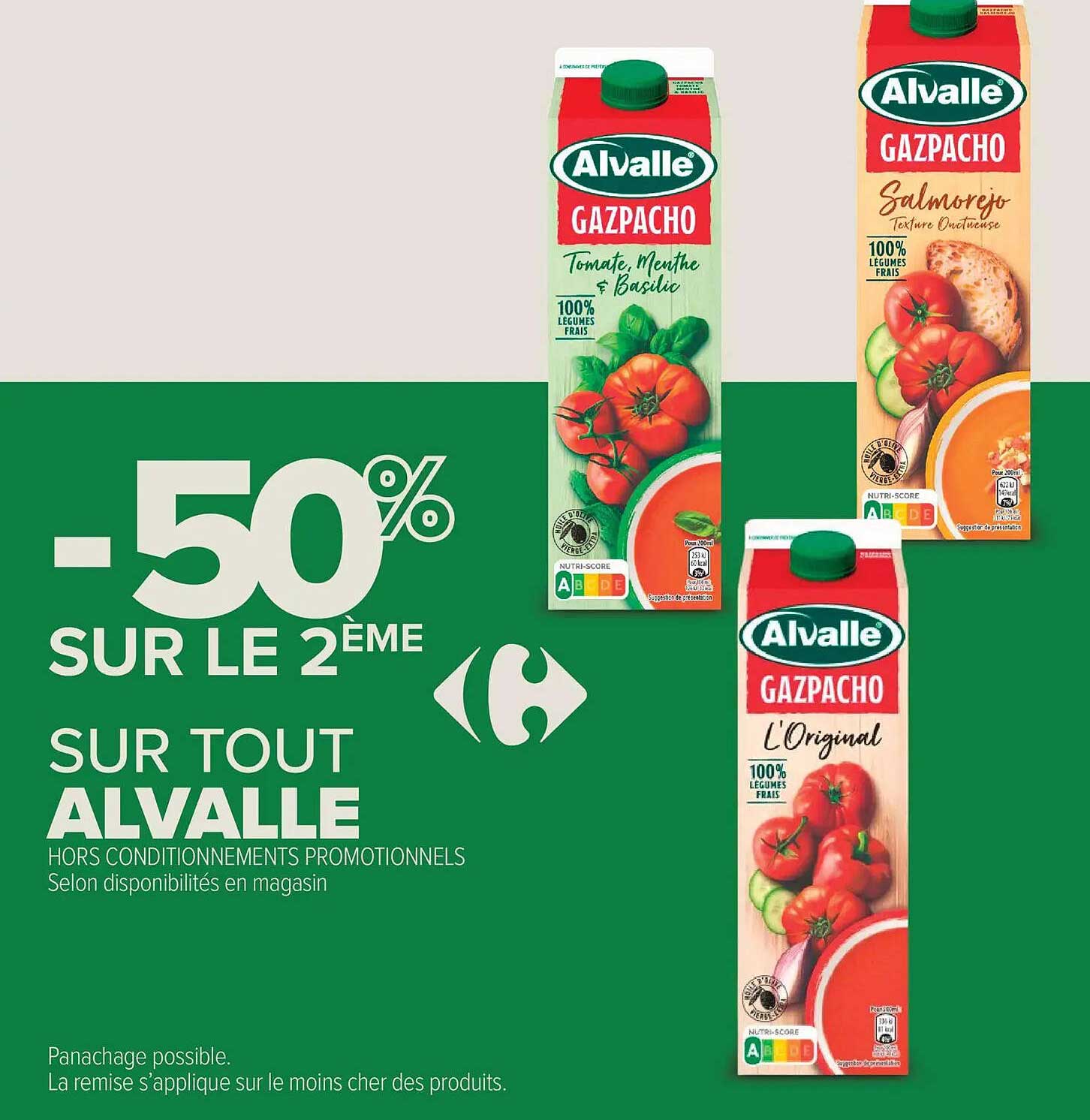 -50% SUR LE 2ÈME SUR TOUT ALVALLE