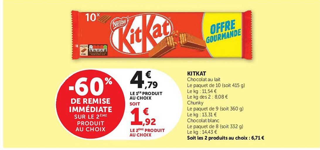 -60% DE REMISE IMMÉDIATE SUR LE 2ÈME PRODUIT AU CHOIX