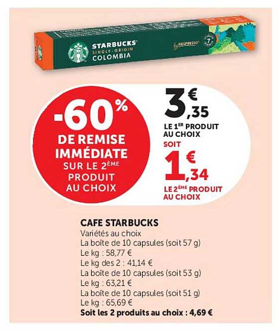 -60% DE REMISE IMMÉDIATE SUR LE 2ÈME PRODUIT AU CHOIX