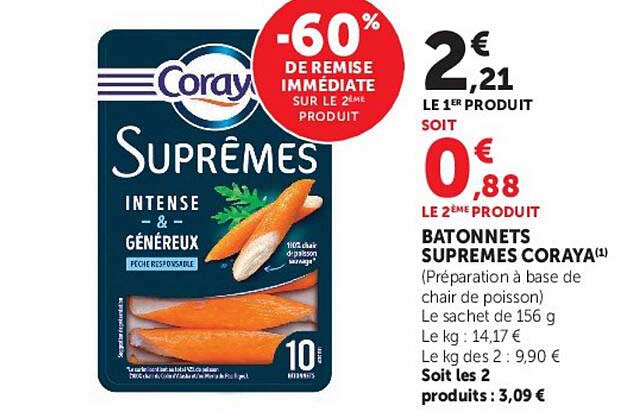 -60% DE REMISE IMMÉDIATE SUR LE 2ÈME PRODUIT