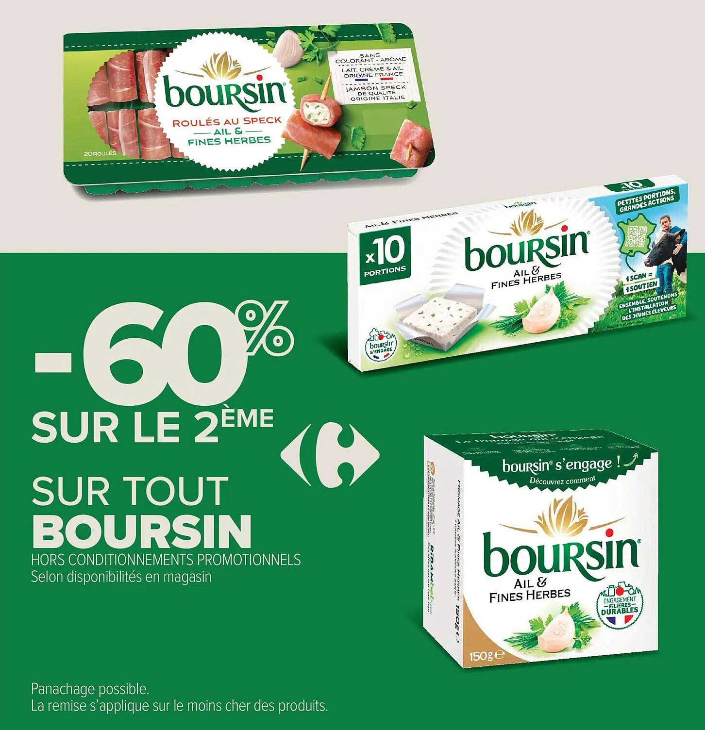 -60% SUR LE 2ÈME SUR TOUT BOURSIN