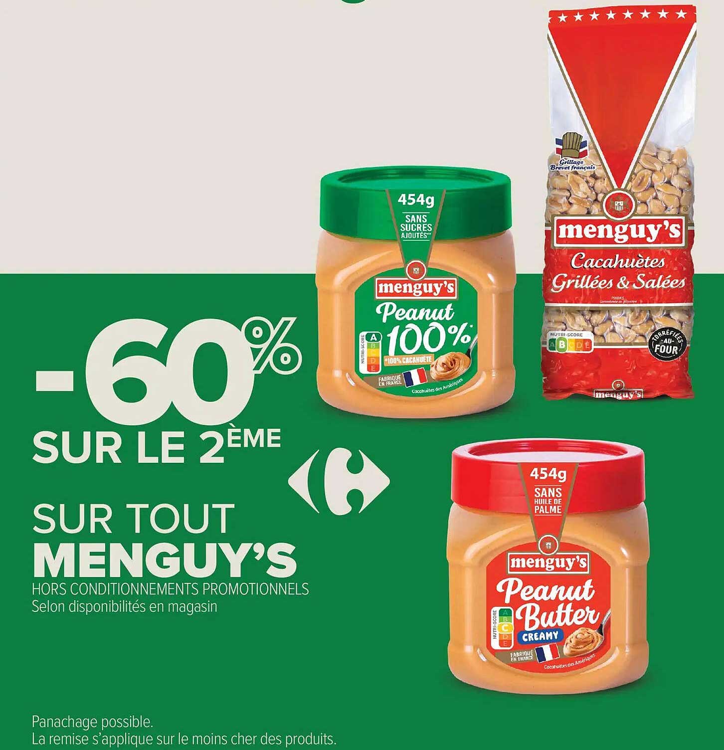 -60% SUR LE 2EME SUR TOUT MENGUY’S
