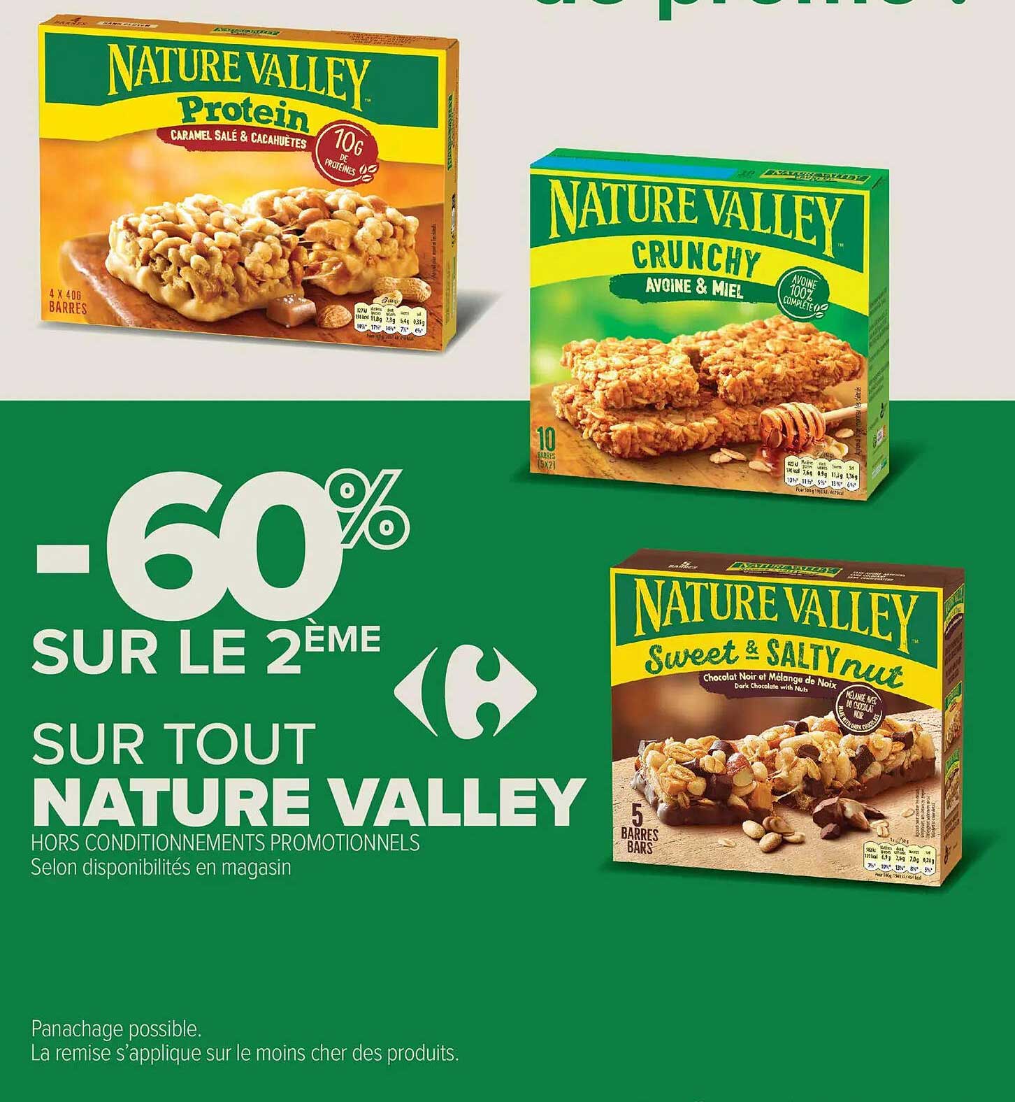 -60% SUR LE 2EME SUR TOUT NATURE VALLEY