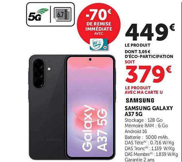 -70€ DE REMISE IMMÉDIATE AVEC ma carte U