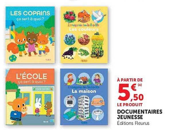 À PARTIR DE 5€50 LE PRODUIT