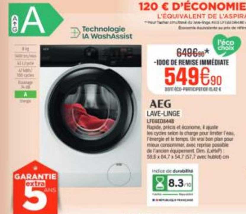 AEG LAVE-LINGE LAVAMAT