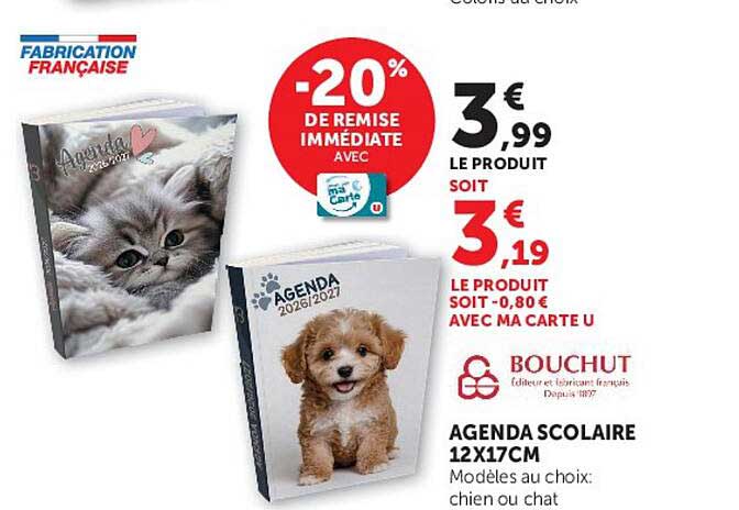 AGENDA SCOLAIRE 12X17CM