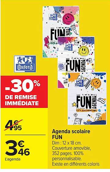 Agenda scolaire FUN