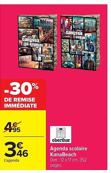Agenda scolaire KanaBeach