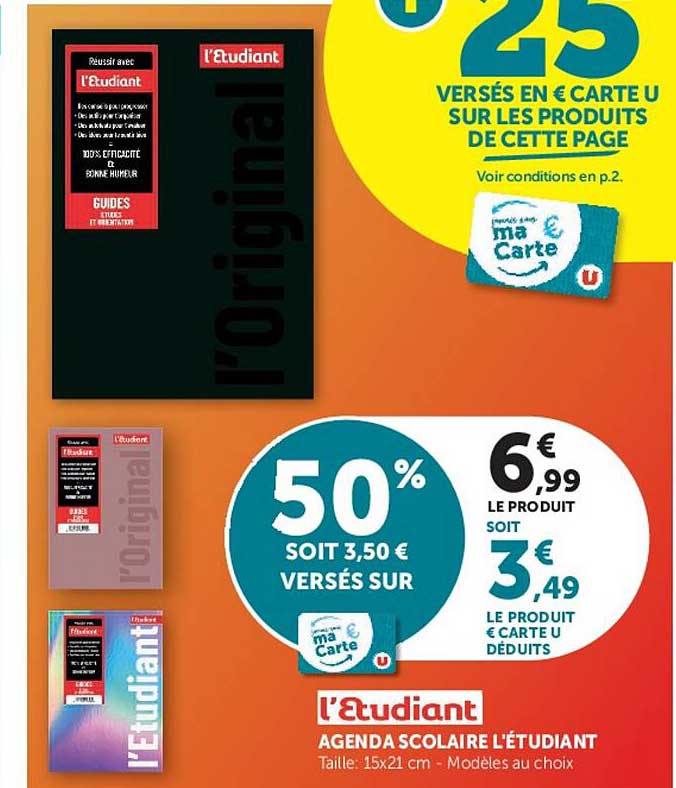 AGENDA SCOLAIRE L’ÉTUDIANT