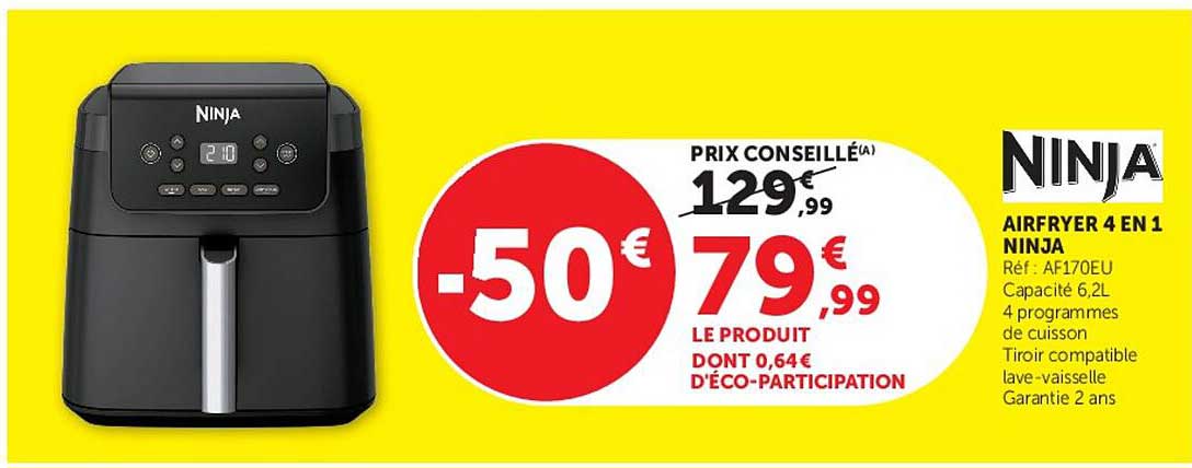 AIRFRYER 4 EN 1 NINJA