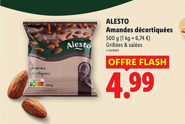 ALESTO Amandes décortiquées