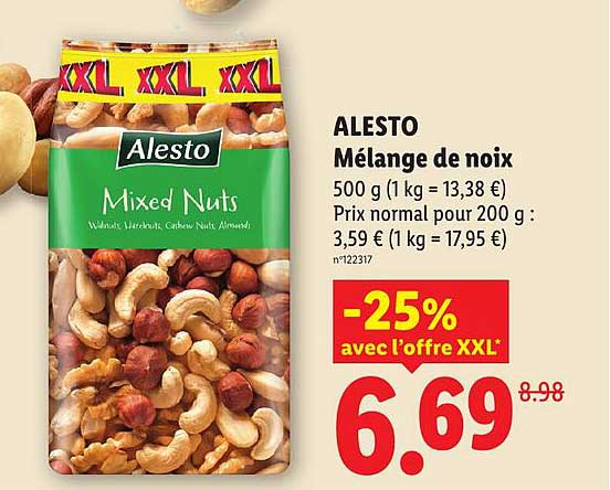 ALESTO Mélange de noix