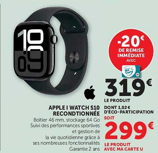 APPLE I WATCH S10 RECONDITIONNÉE