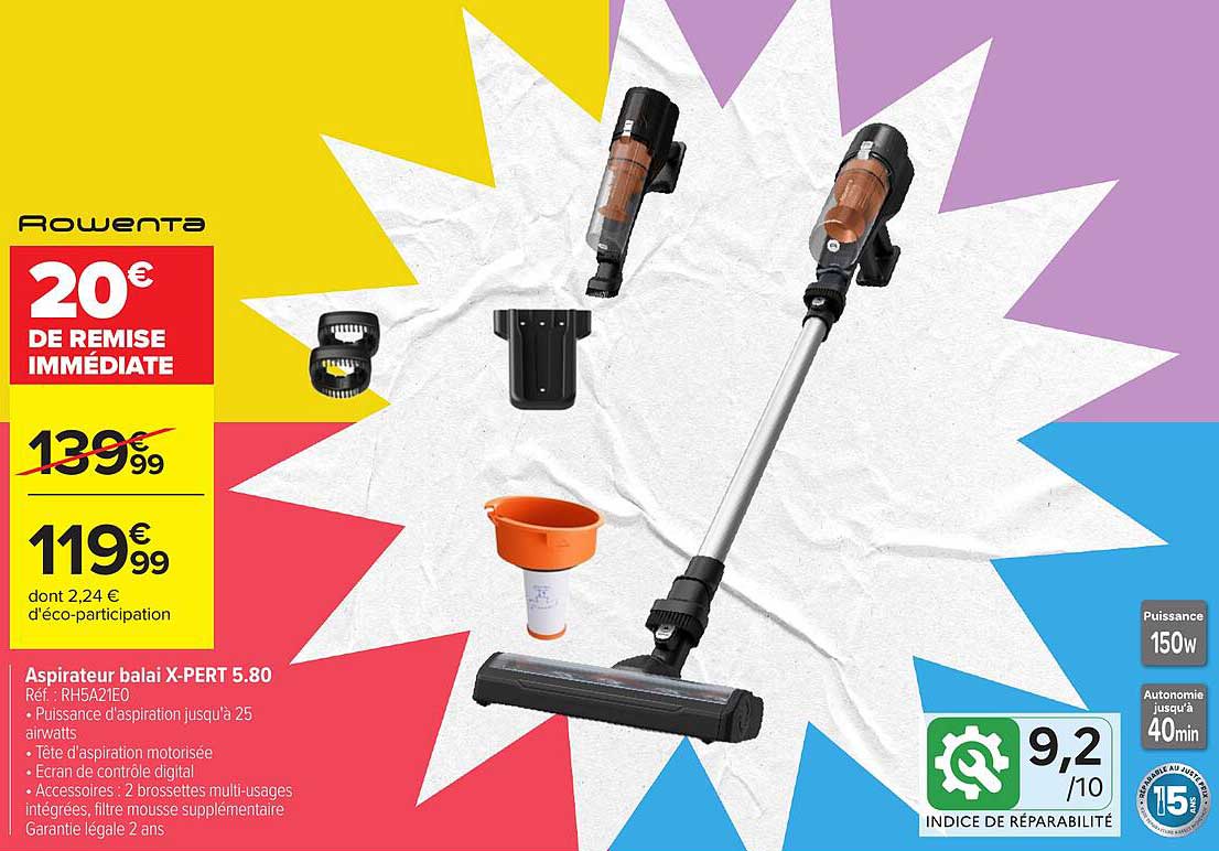 Aspirateur balai X-PERT 5.80