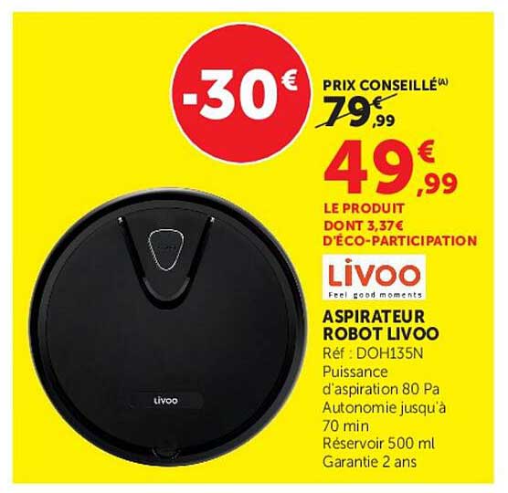 ASPIRATEUR ROBOT LIVOO