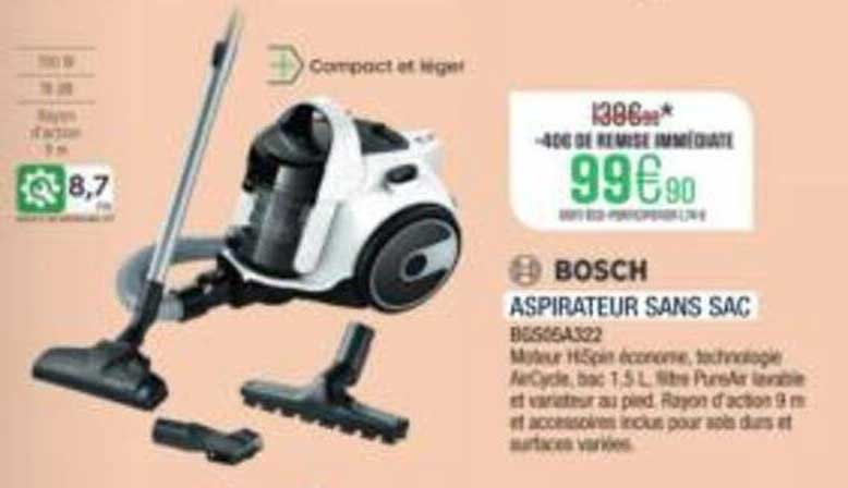 ASPIRATEUR SANS SAC