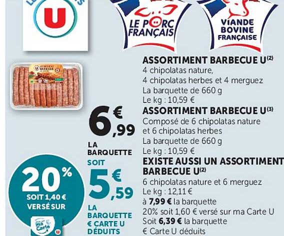 ASSORTIMENT BARBECUE U
