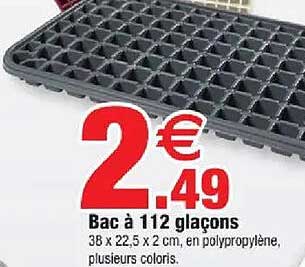 Bac à 112 glaçons