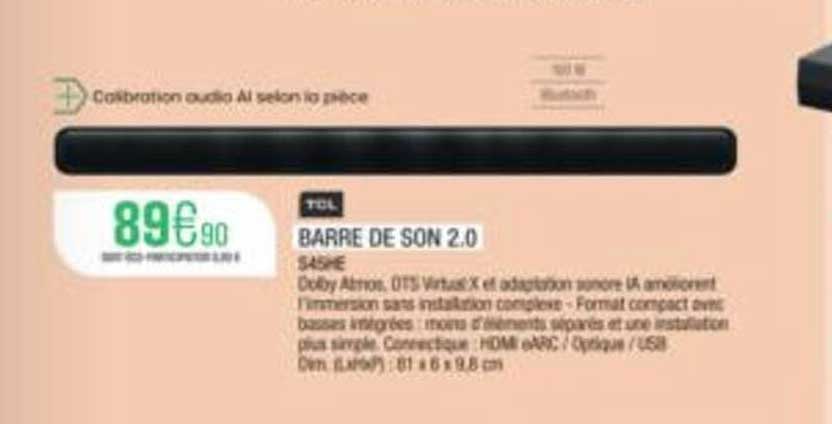 BARRE DE SON 2.0