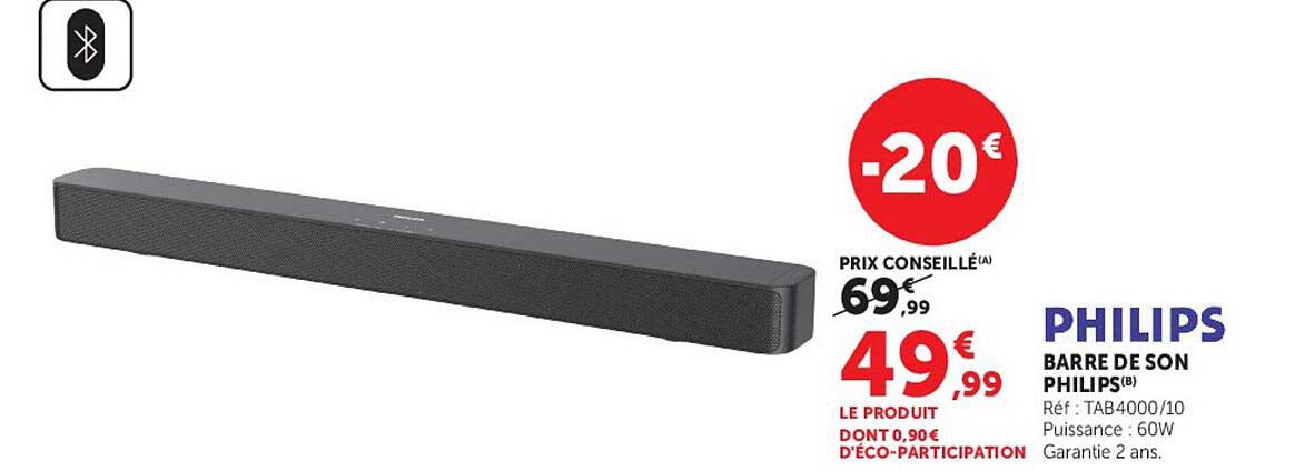 BARRE DE SON PHILIPS