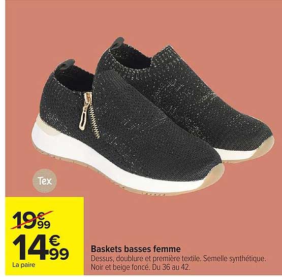Baskets basses femme