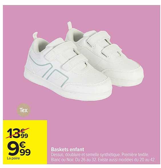 Baskets enfant