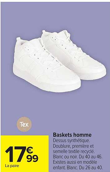 Baskets homme