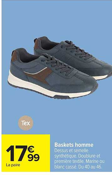 Baskets homme