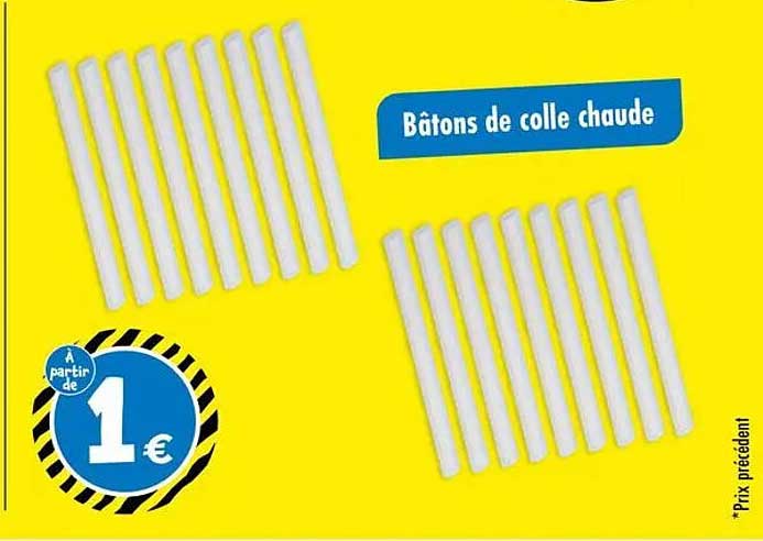 Bâtons de colle chaude